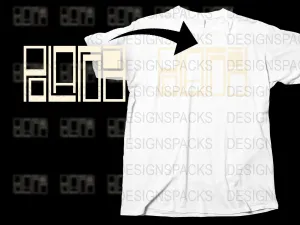 Bold Retro Logo Design Png Digital Download for Unique Style